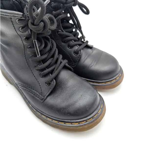 Dr. Martens AirWair 1460 Lace Up Boots Round Toe Kids' Black Size US11 EU28 - Picture 9 of 11